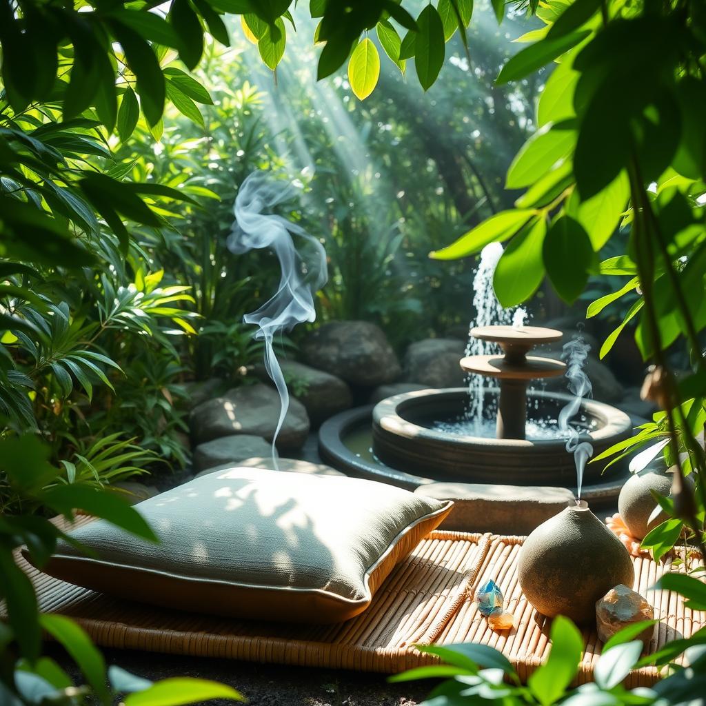 Meditation space for expanding consciousness