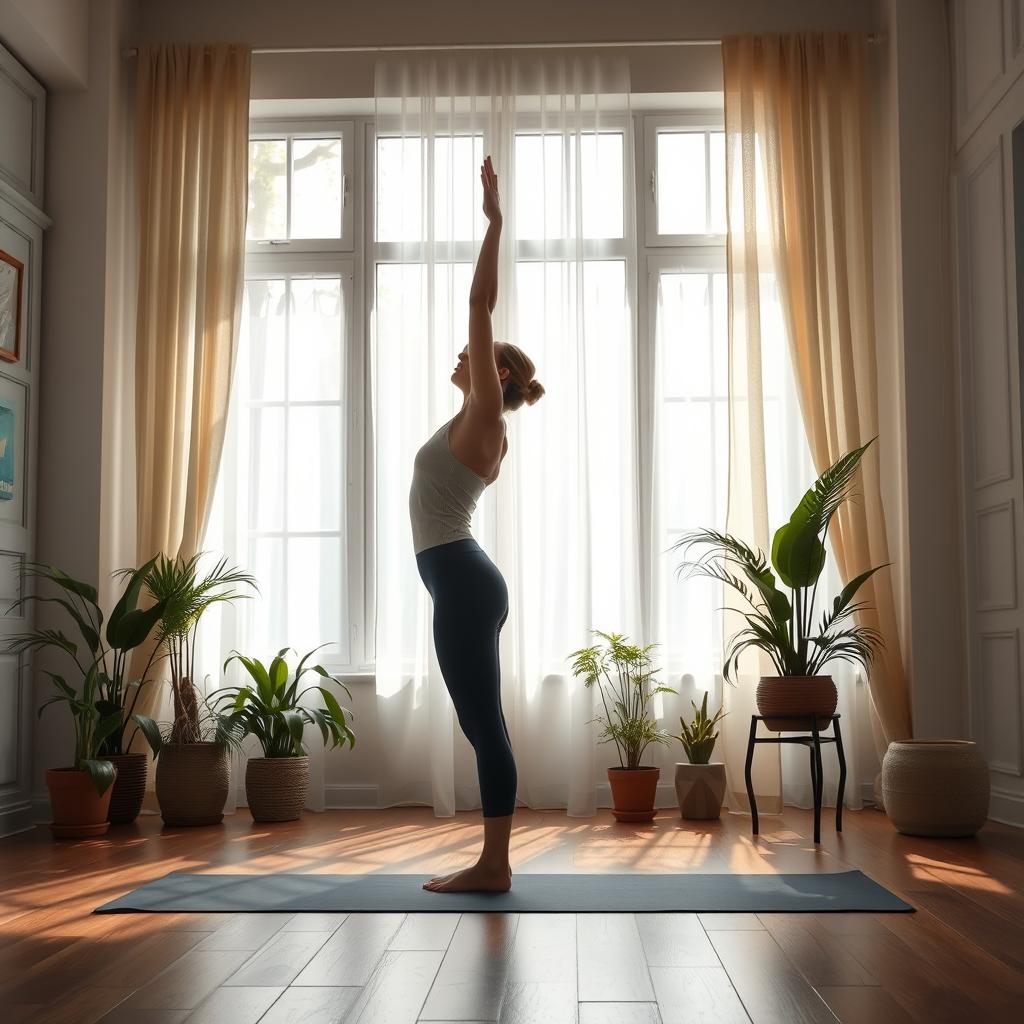 deep stretching for stress relief
