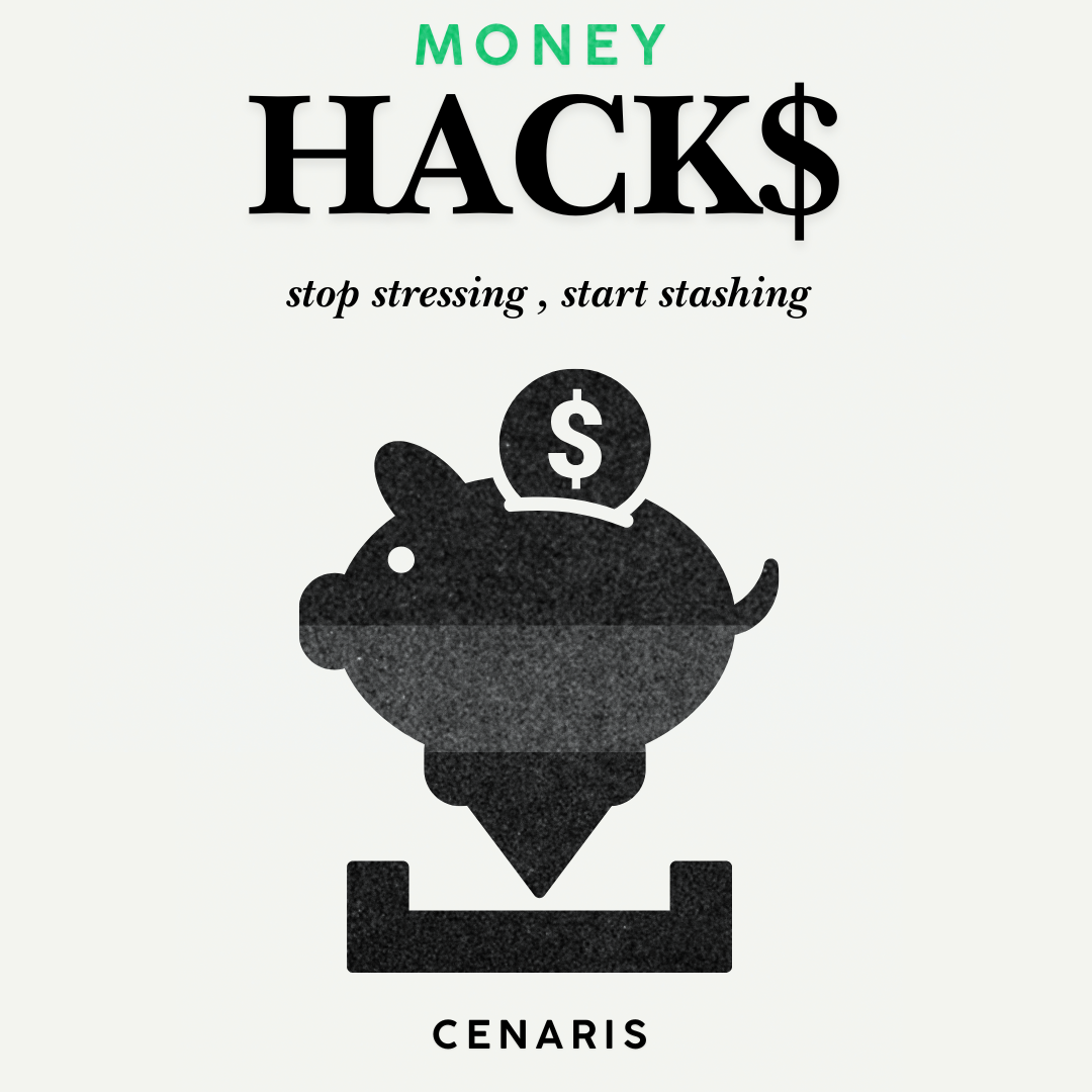 Book cover for Money Hacks: Stop Stressing, Start Stashing! – a personal finance guide for saving money, cutting debt, and building wealth.