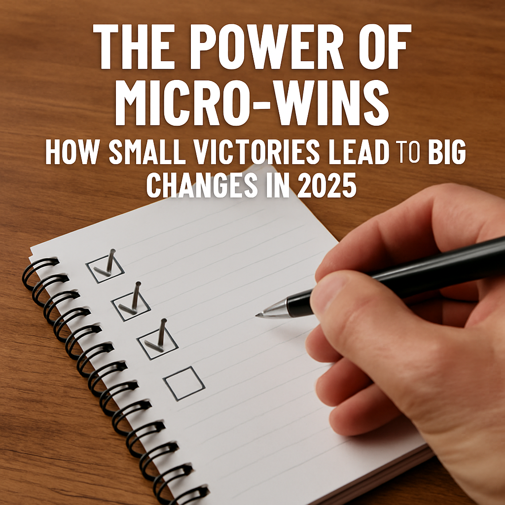 Micro-Wins in 2025: How Small Wins Create Big Change