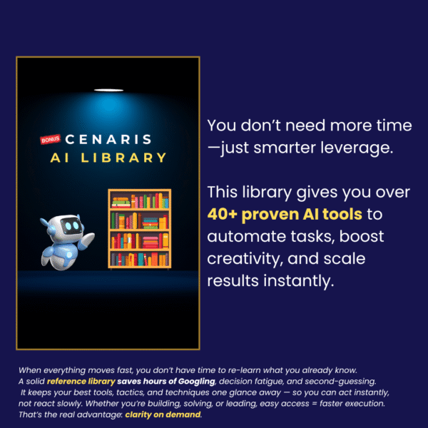 Cenaris AI Library – 40+ time-saving AI tools